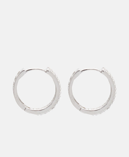 Lawrence Grey Jewelry Obručové náušnice Stříbrná 2