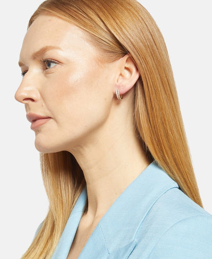 Lawrence Grey Jewelry Obručové náušnice Zlatá 3