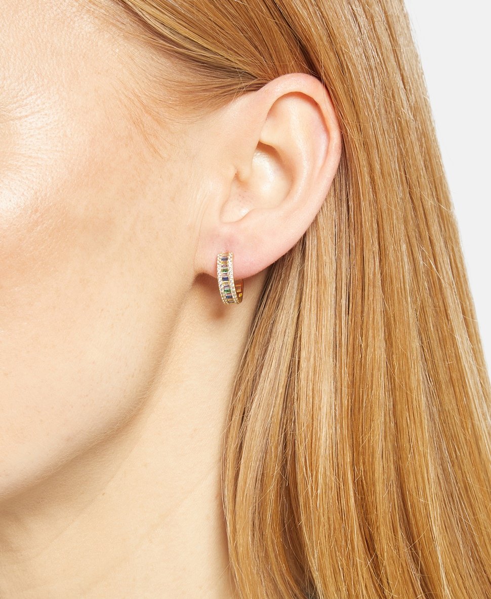 Lawrence Grey Jewelry Obručové náušnice Zlatá 3