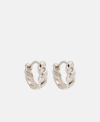 Lawrence Grey Jewelry Obručové náušnice Stříbrná 1
