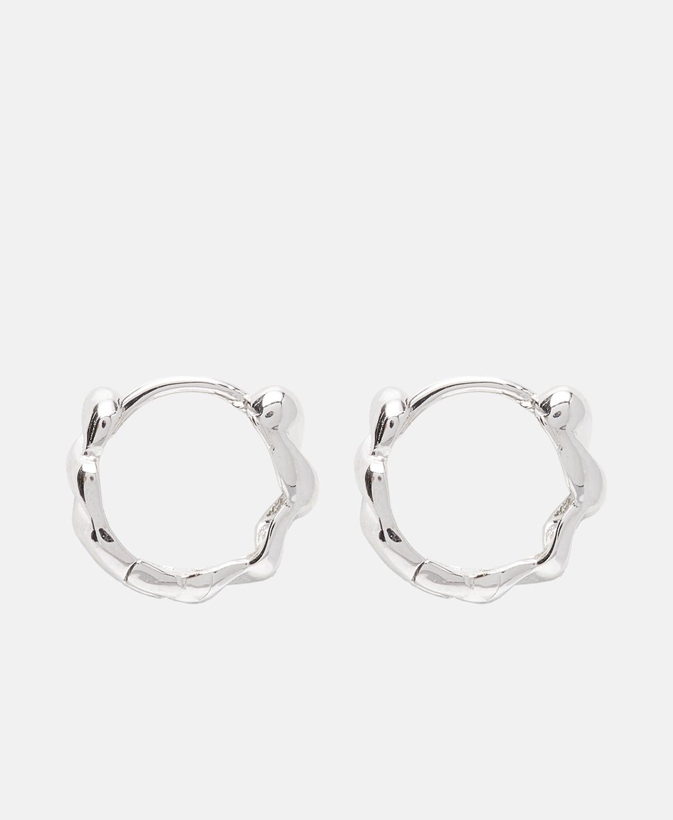 Lawrence Grey Jewelry Obručové náušnice Stříbrná 2