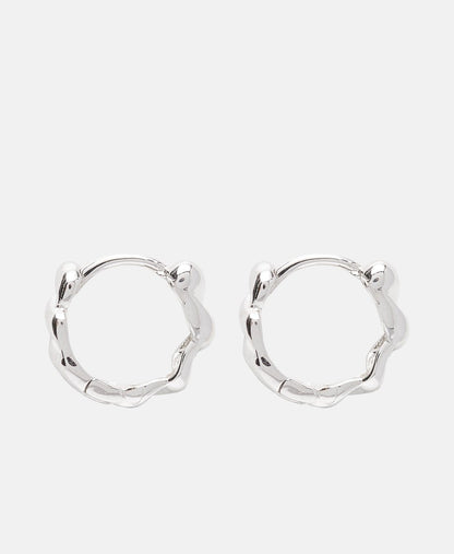 Lawrence Grey Jewelry Obručové náušnice Stříbrná 2