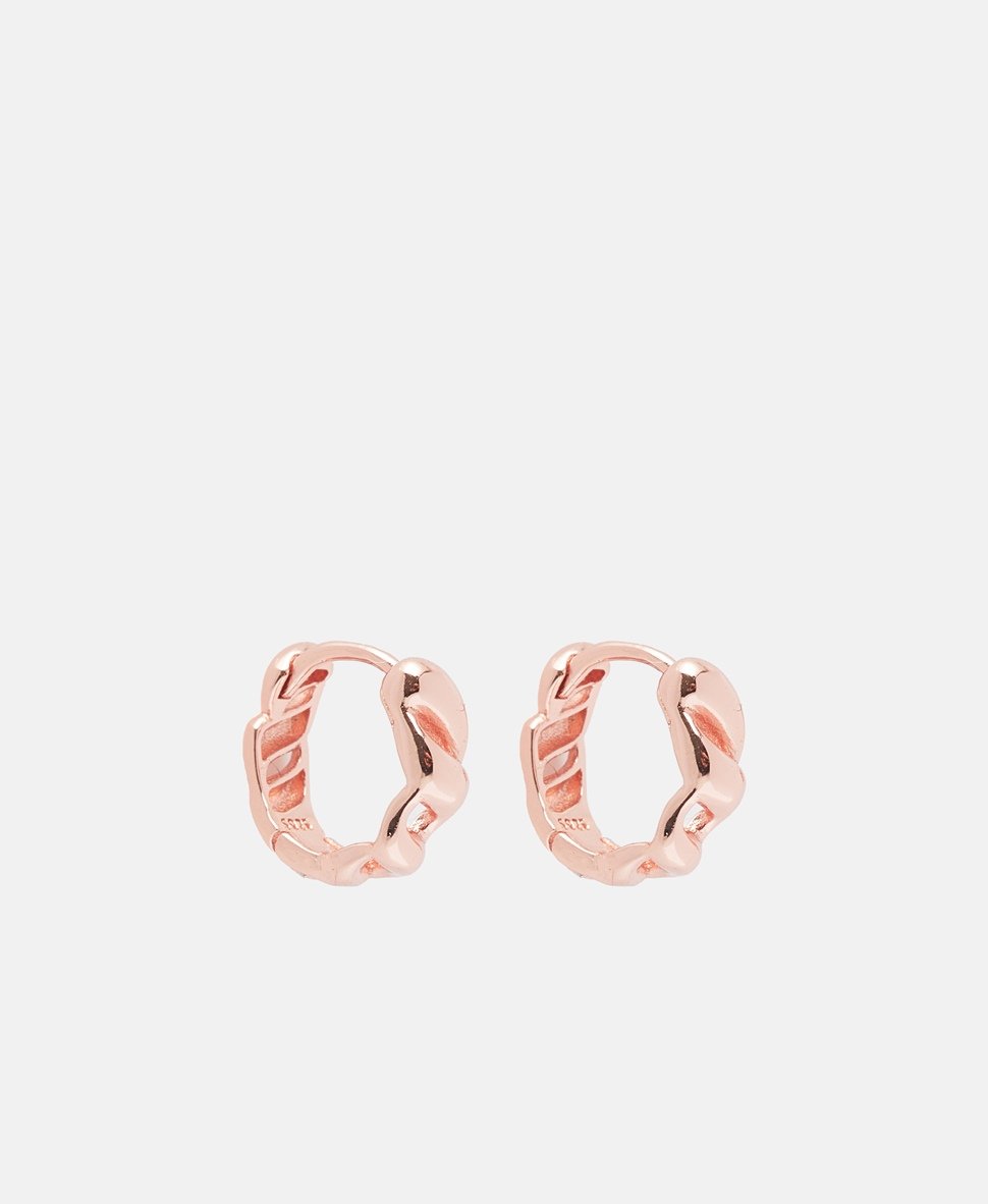 Lawrence Grey Jewelry Obručové náušnice Růžově zlatá 1