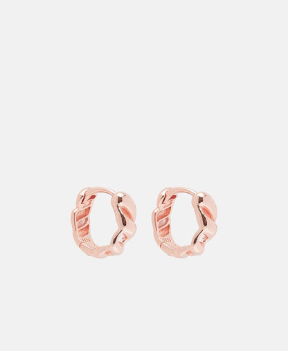 Lawrence Grey Jewelry Obručové náušnice Růžově zlatá 1