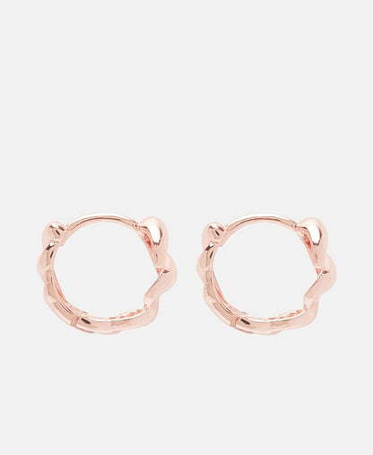 Lawrence Grey Jewelry Obručové náušnice Růžově zlatá 2