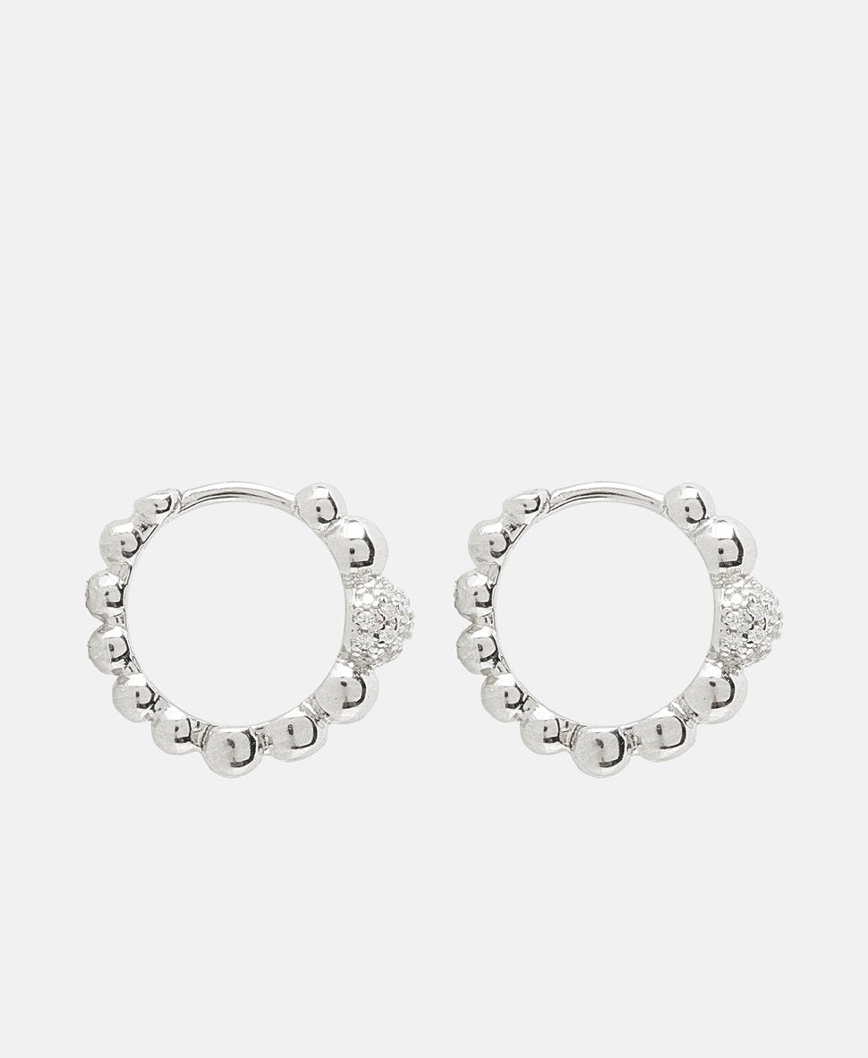 Lawrence Grey Jewelry Obručové náušnice Stříbrná 2