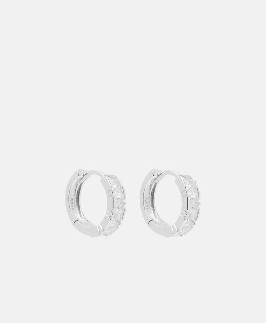 Lawrence Grey Jewelry Obručové náušnice Stříbrná 1