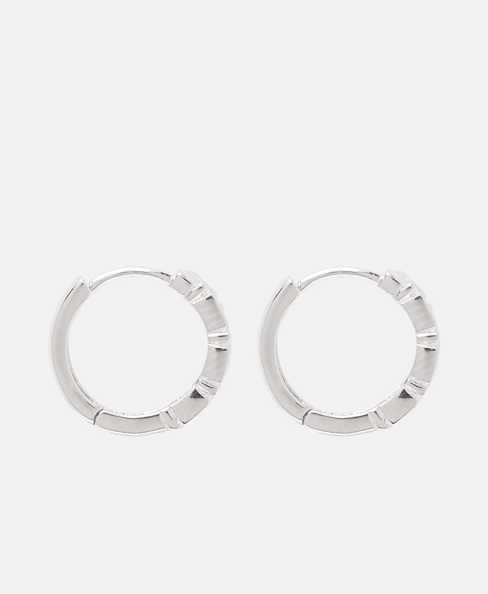 Lawrence Grey Jewelry Obručové náušnice Stříbrná 2