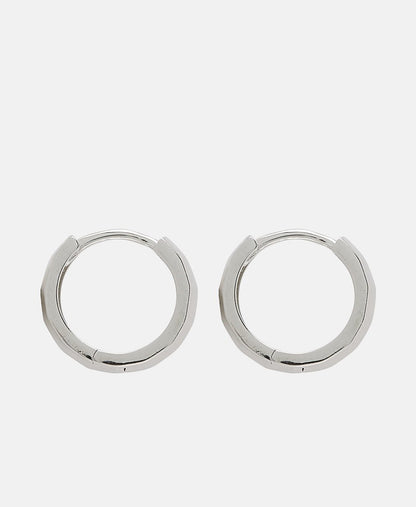 Lawrence Grey Jewelry Obručové náušnice Stříbrná 2