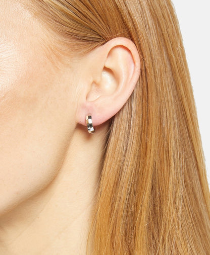 Lawrence Grey Jewelry Obručové náušnice Stříbrná 3