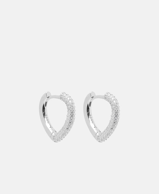 Lawrence Grey Jewelry Obručové náušnice Stříbrná 1