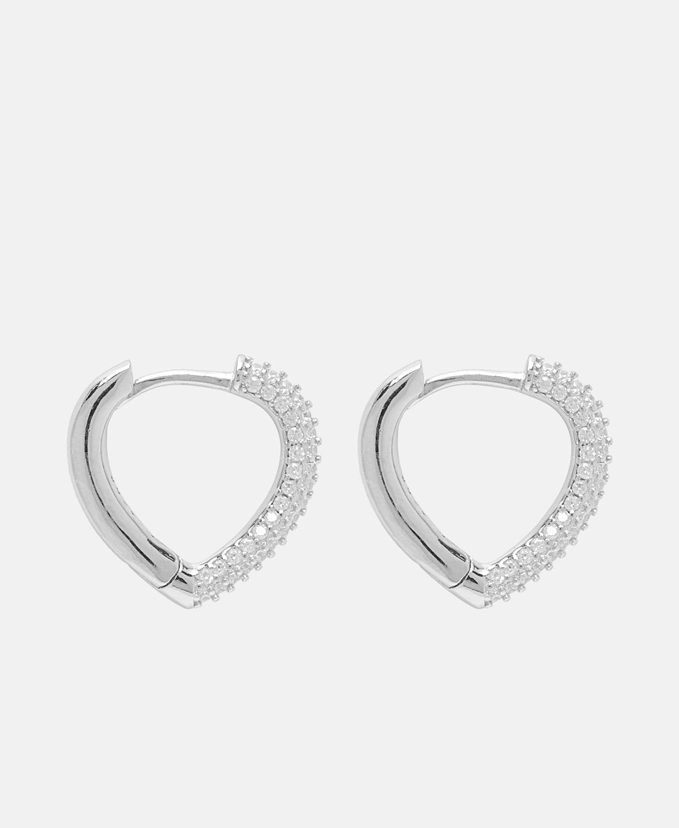 Lawrence Grey Jewelry Obručové náušnice Stříbrná 2