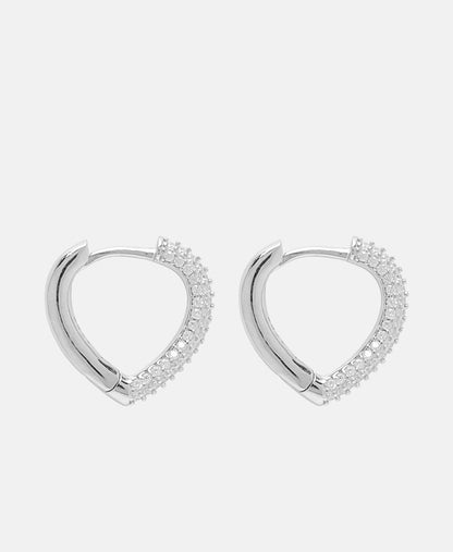 Lawrence Grey Jewelry Obručové náušnice Stříbrná 2