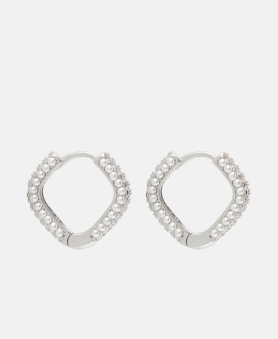 Lawrence Grey Jewelry Obručové náušnice Stříbrná 2