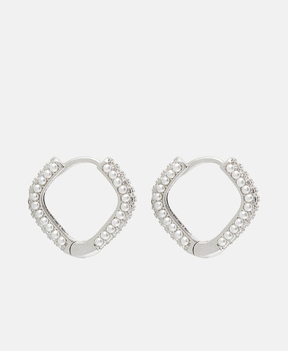 Lawrence Grey Jewelry Obručové náušnice Stříbrná 2