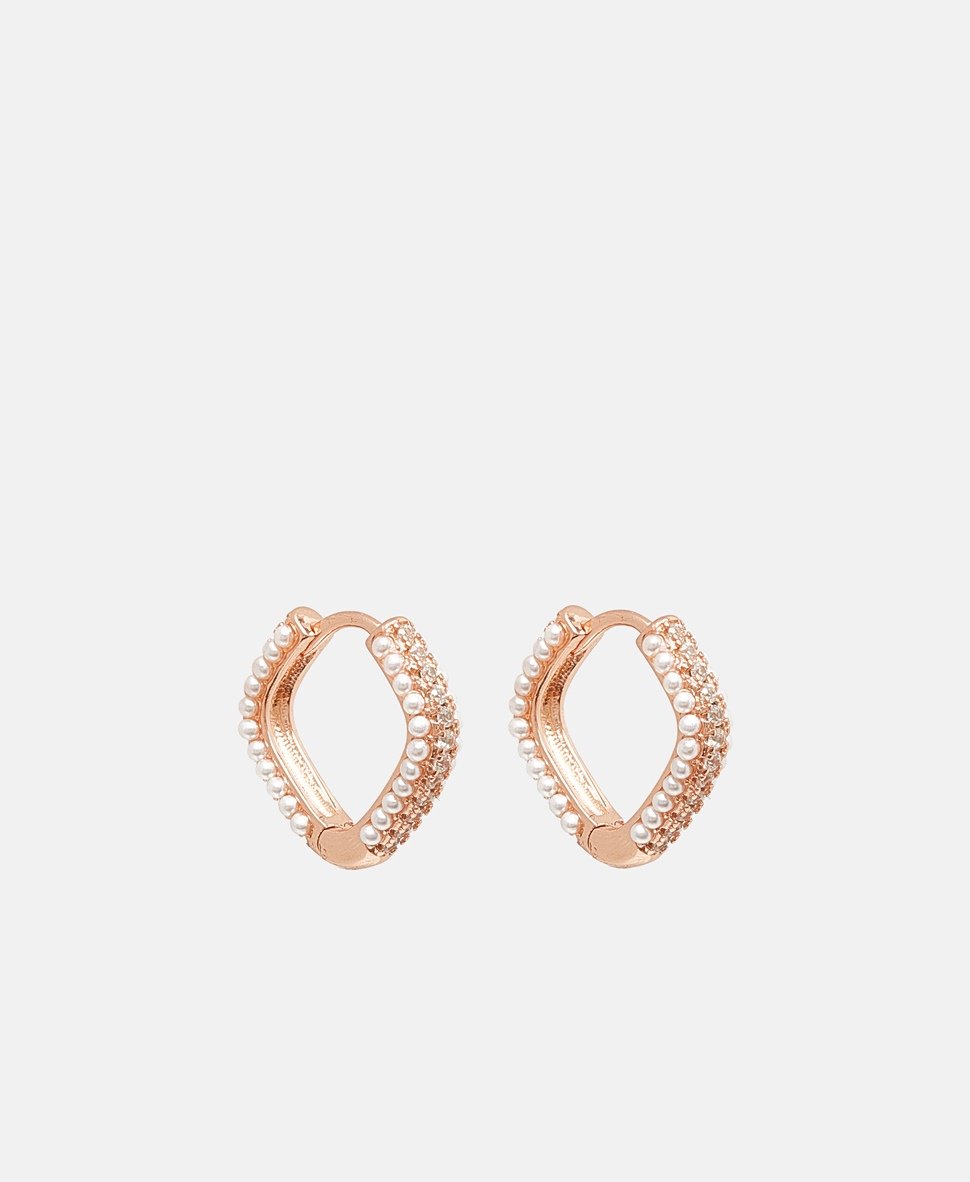 Lawrence Grey Jewelry Obručové náušnice Růžově zlatá 1