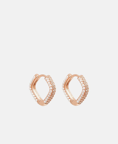 Lawrence Grey Jewelry Obručové náušnice Růžově zlatá 1