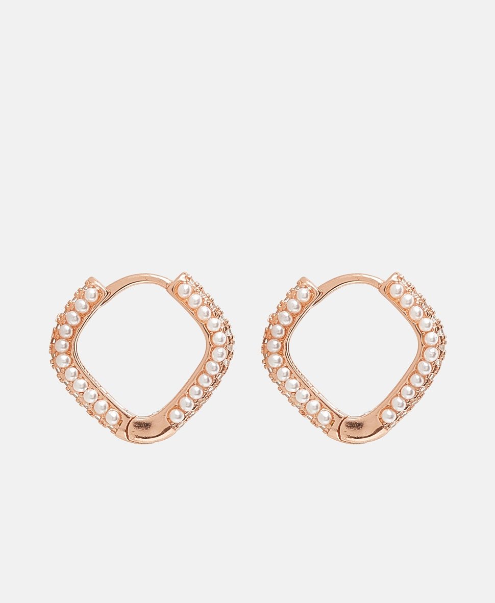 Lawrence Grey Jewelry Obručové náušnice Růžově zlatá 2