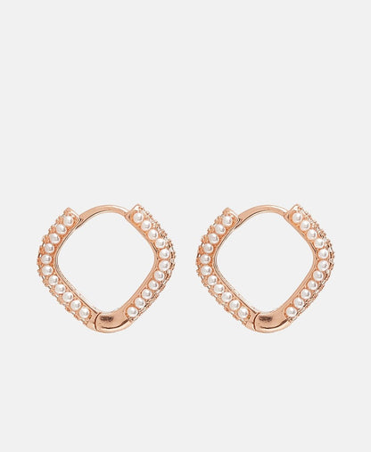 Lawrence Grey Jewelry Obručové náušnice Růžově zlatá 2