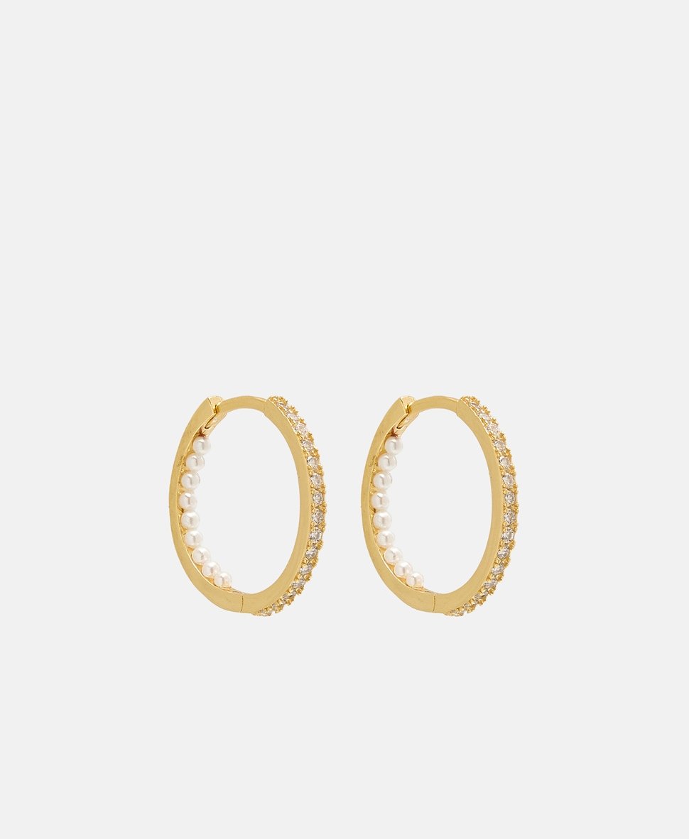 Lawrence Grey Jewelry Obručové náušnice Zlatá 1