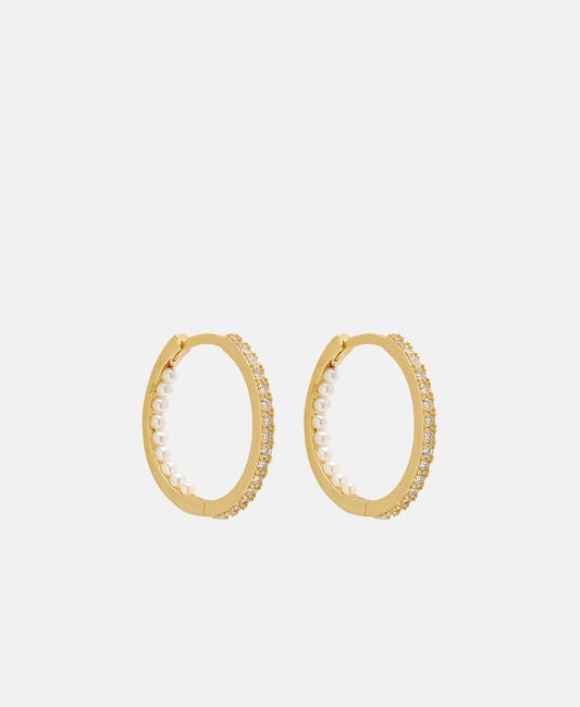 Lawrence Grey Jewelry Obručové náušnice Zlatá 1