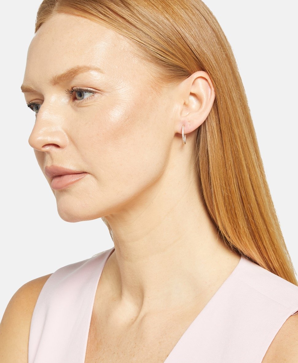 Lawrence Grey Jewelry Obručové náušnice Zlatá 3