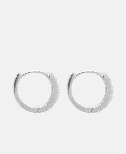 Lawrence Grey Jewelry Obručové náušnice Stříbrná 2