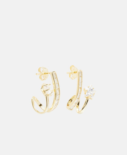 Lawrence Grey Jewelry Obručové náušnice Zlatá 1
