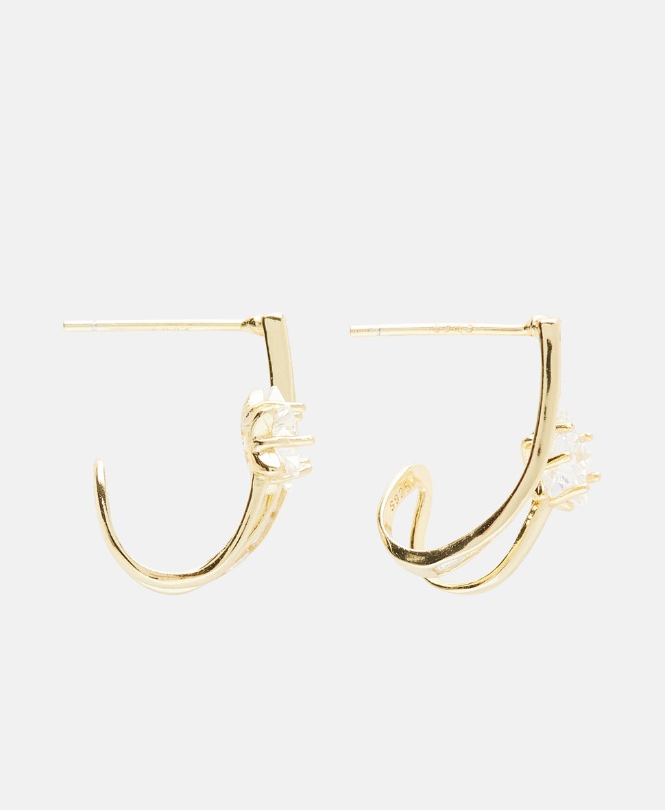 Lawrence Grey Jewelry Obručové náušnice Zlatá 2