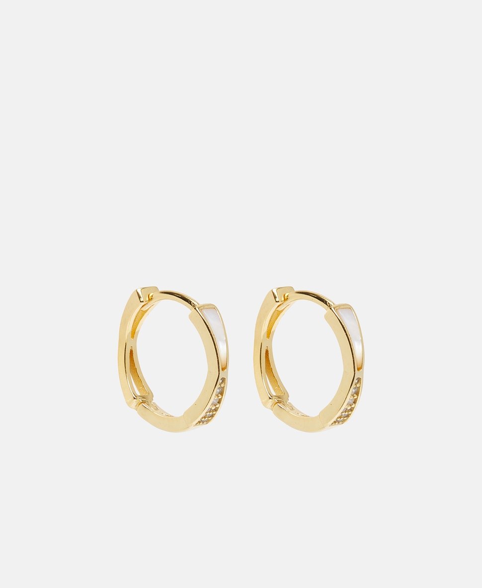 Lawrence Grey Jewelry Obručové náušnice Zlatá 1