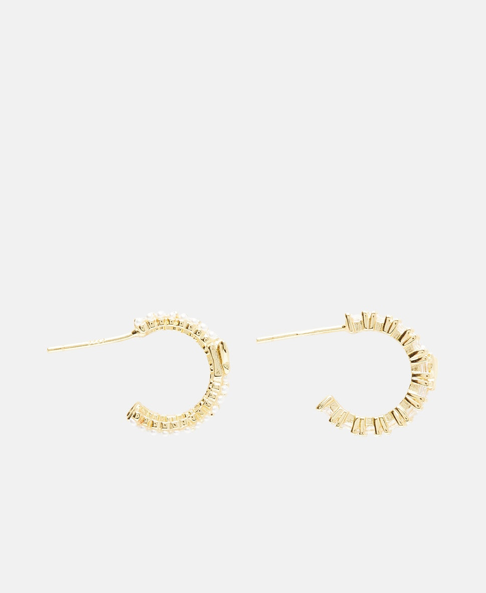 Lawrence Grey Jewelry Obručové náušnice Zlatá 2