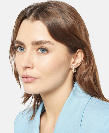 Lawrence Grey Jewelry Obručové náušnice Zlatá 3