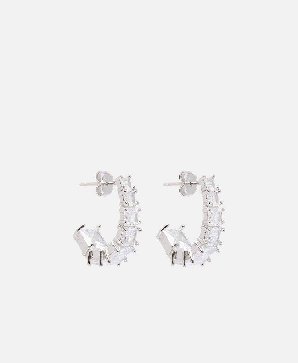 Lawrence Grey Jewelry Obručové náušnice Stříbrná 1