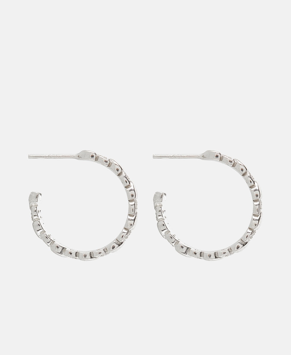 Lawrence Grey Jewelry Obručové náušnice Stříbrná 2