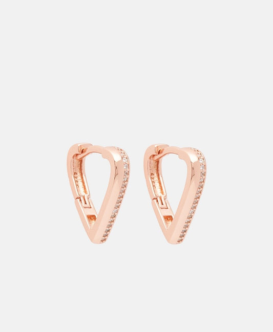 Lawrence Grey Jewelry Obručové náušnice Růžově zlatá 1
