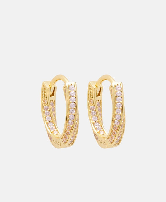 Lawrence Grey Jewelry Obručové náušnice Zlatá 1