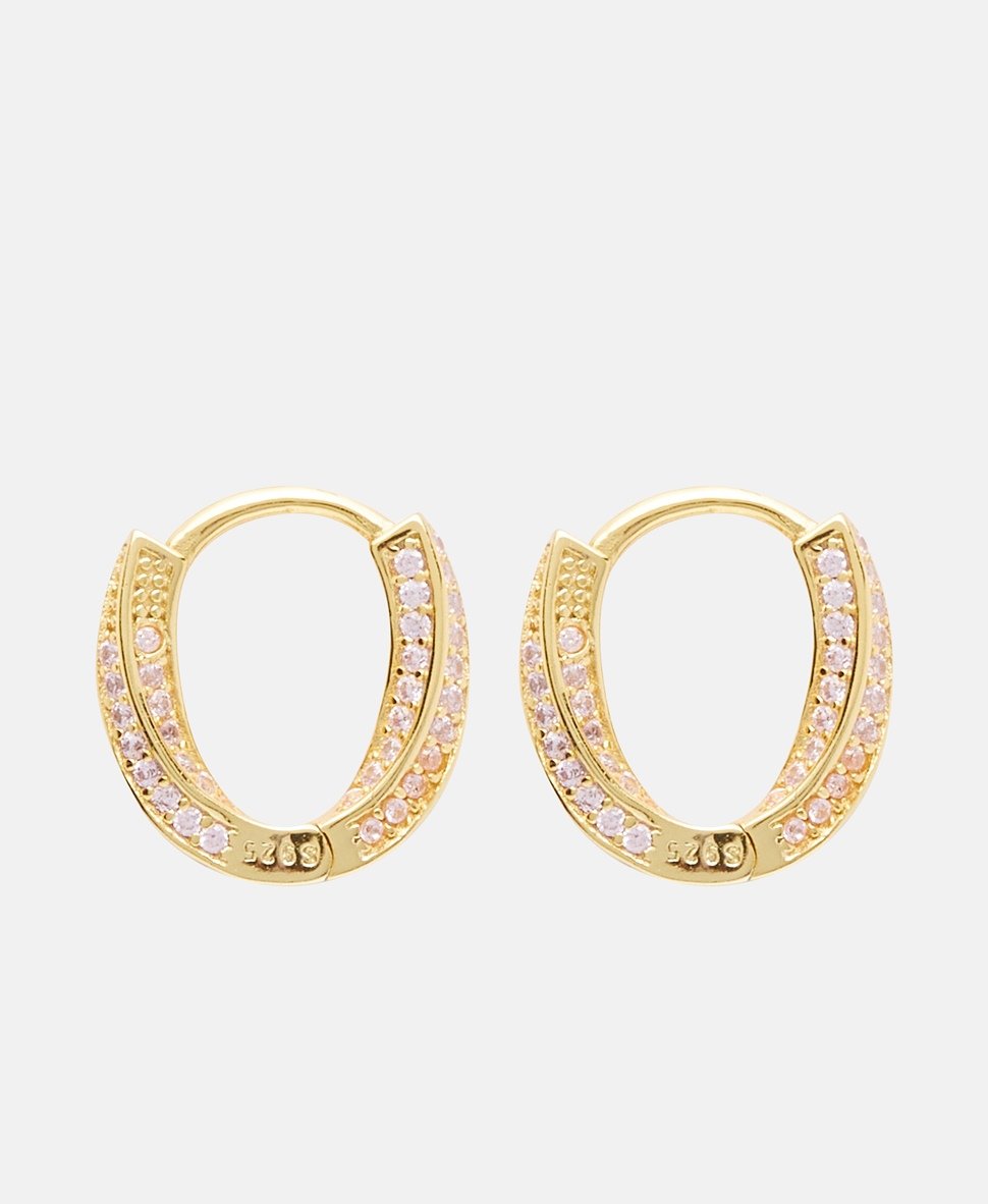 Lawrence Grey Jewelry Obručové náušnice Zlatá 2