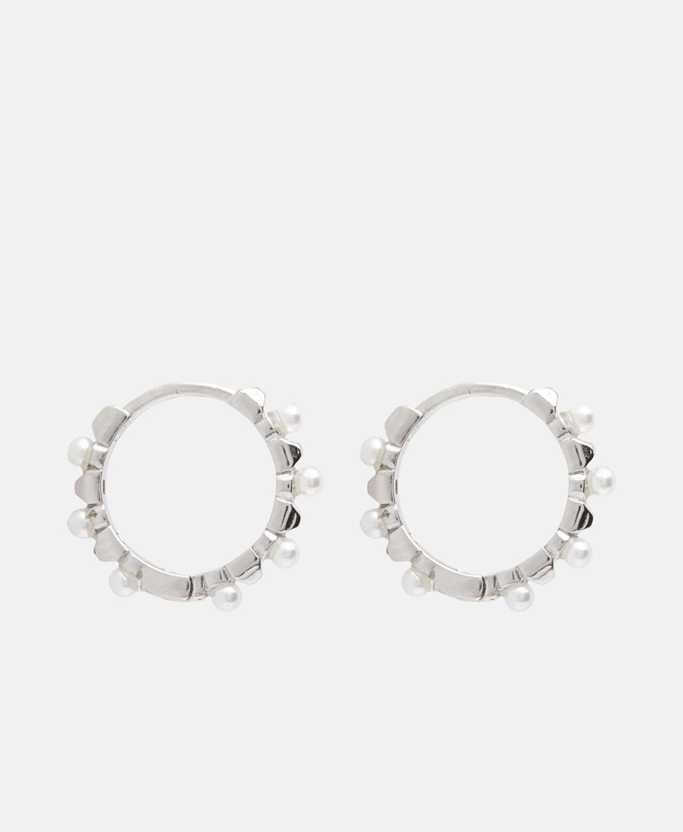 Lawrence Grey Jewelry Obručové náušnice Stříbrná 2