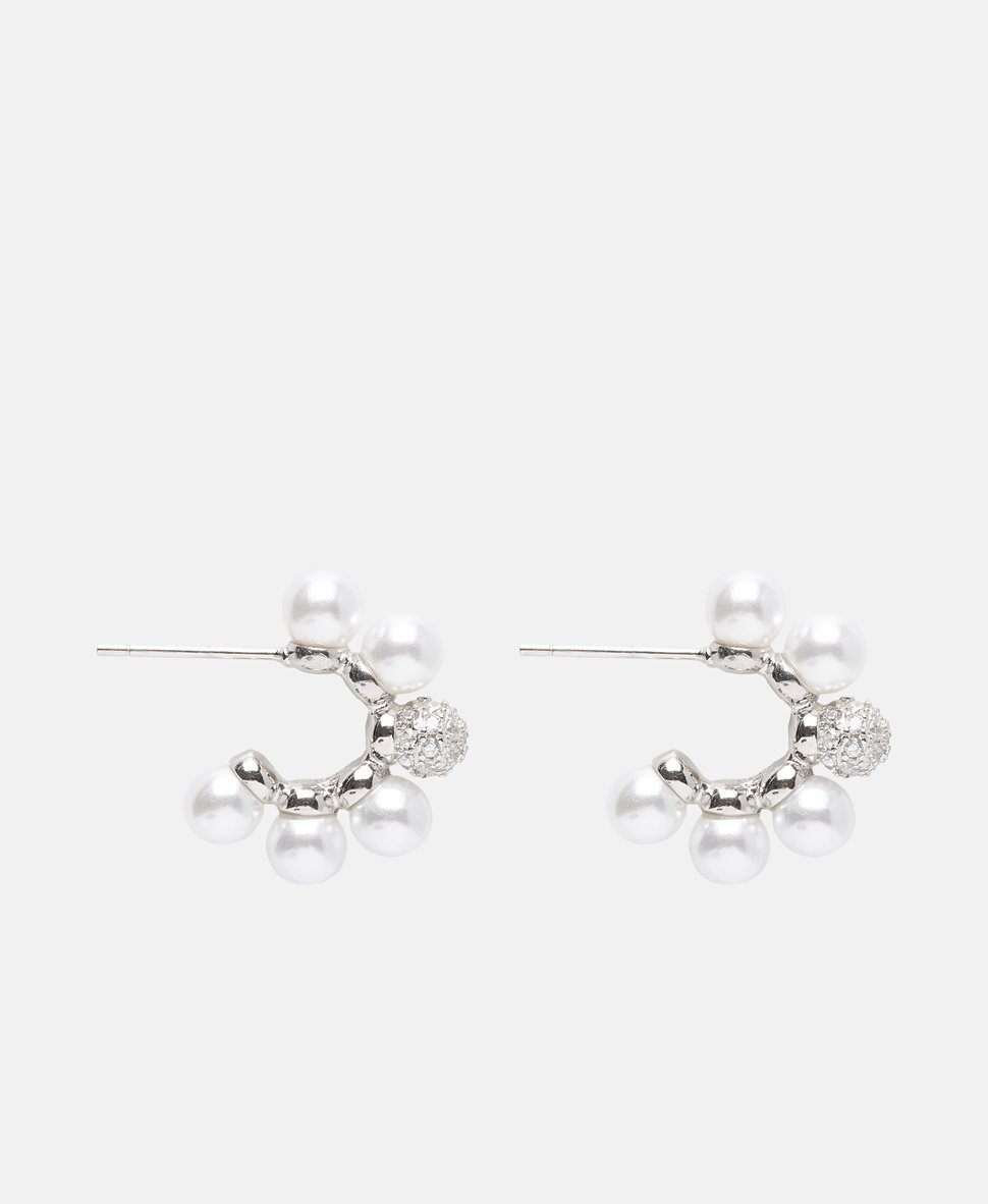 Lawrence Grey Jewelry Obručové náušnice Stříbrná 2