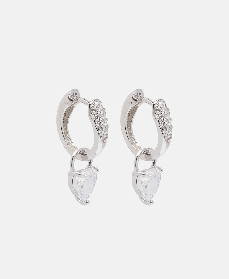 Lawrence Grey Jewelry Obručové náušnice Stříbrná 1
