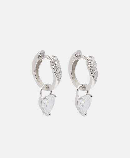 Lawrence Grey Jewelry Obručové náušnice Stříbrná 1