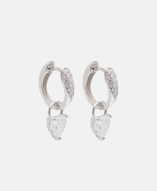 Lawrence Grey Jewelry Obručové náušnice Stříbrná 1