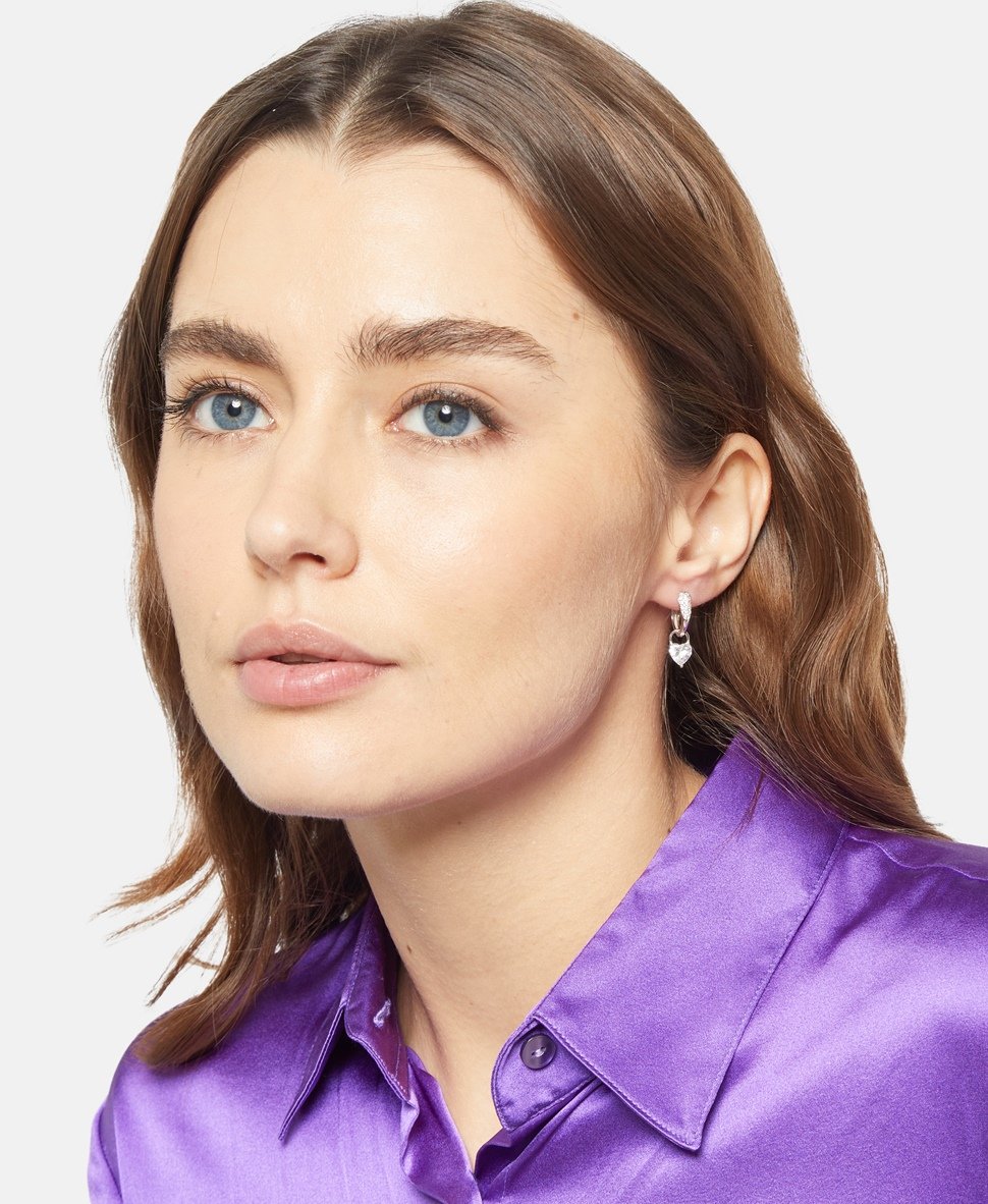 Lawrence Grey Jewelry Obručové náušnice Stříbrná 3