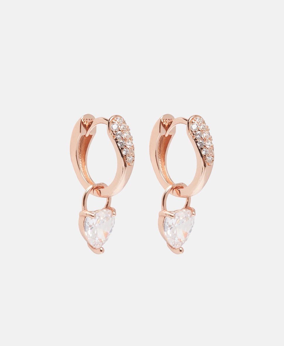 Lawrence Grey Jewelry Obručové náušnice Růžově zlatá 1