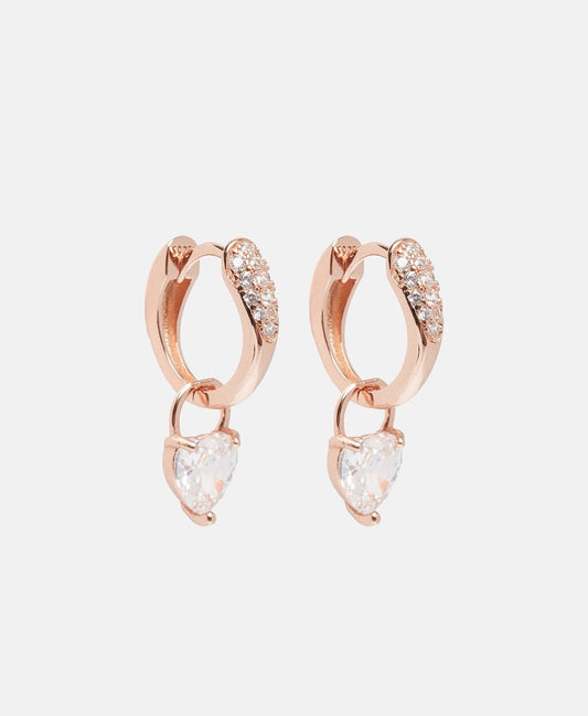 Lawrence Grey Jewelry Obručové náušnice Růžově zlatá 1