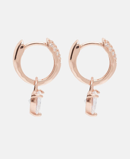 Lawrence Grey Jewelry Obručové náušnice Růžově zlatá 2