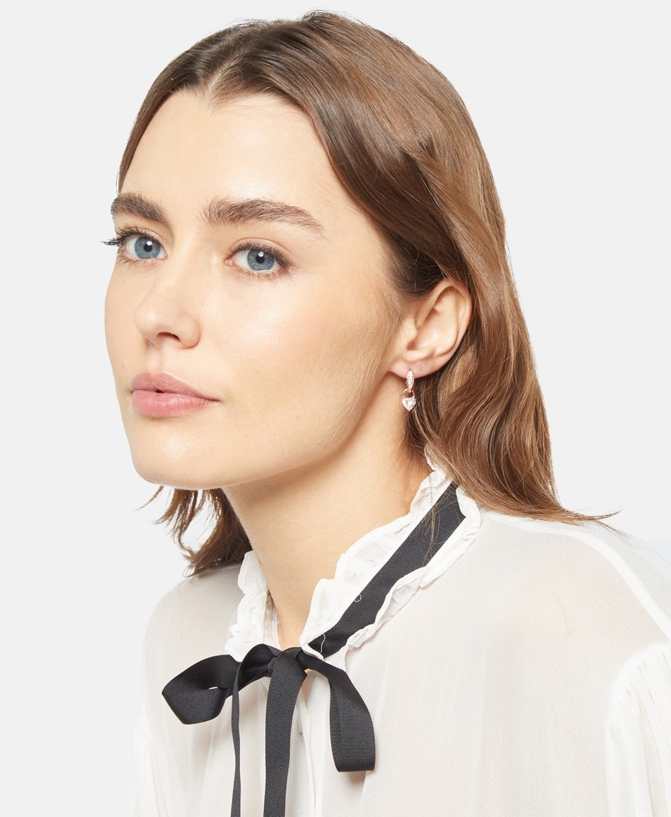 Lawrence Grey Jewelry Obručové náušnice Růžově zlatá 3