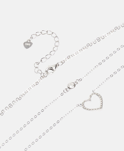 Lawrence Grey Jewelry řetízek s přívěskem Stříbrná 2