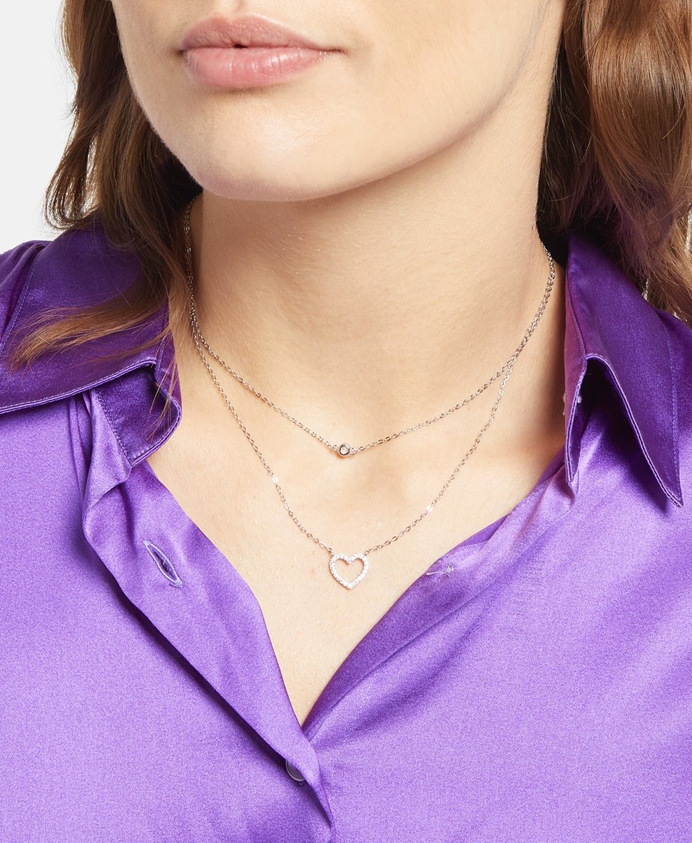 Lawrence Grey Jewelry řetízek s přívěskem Stříbrná 3