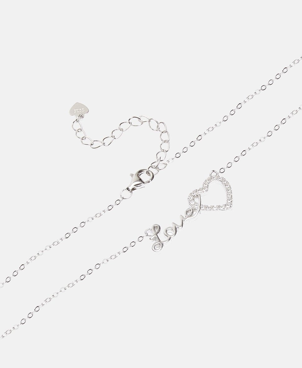 Lawrence Grey Jewelry řetízek s přívěskem Stříbrná 2